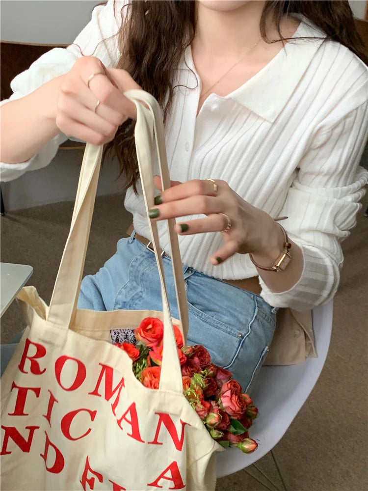 Korean Style Polo Collar Knit Cardigan - Women's Elegant Layering Sweater