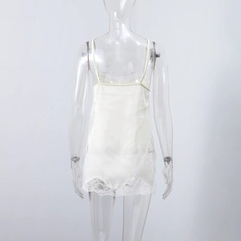 Korean Style Lace Cami Top - Elegant Sleeveless Square Neck Blouse