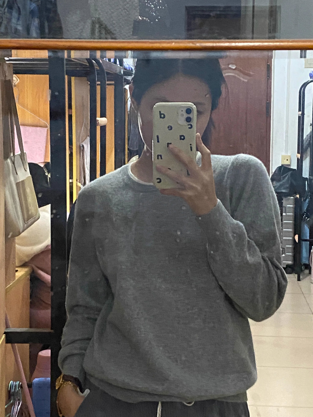 Korean Style Pure Cashmere Jumper - Women's Oversized Knit Sweater