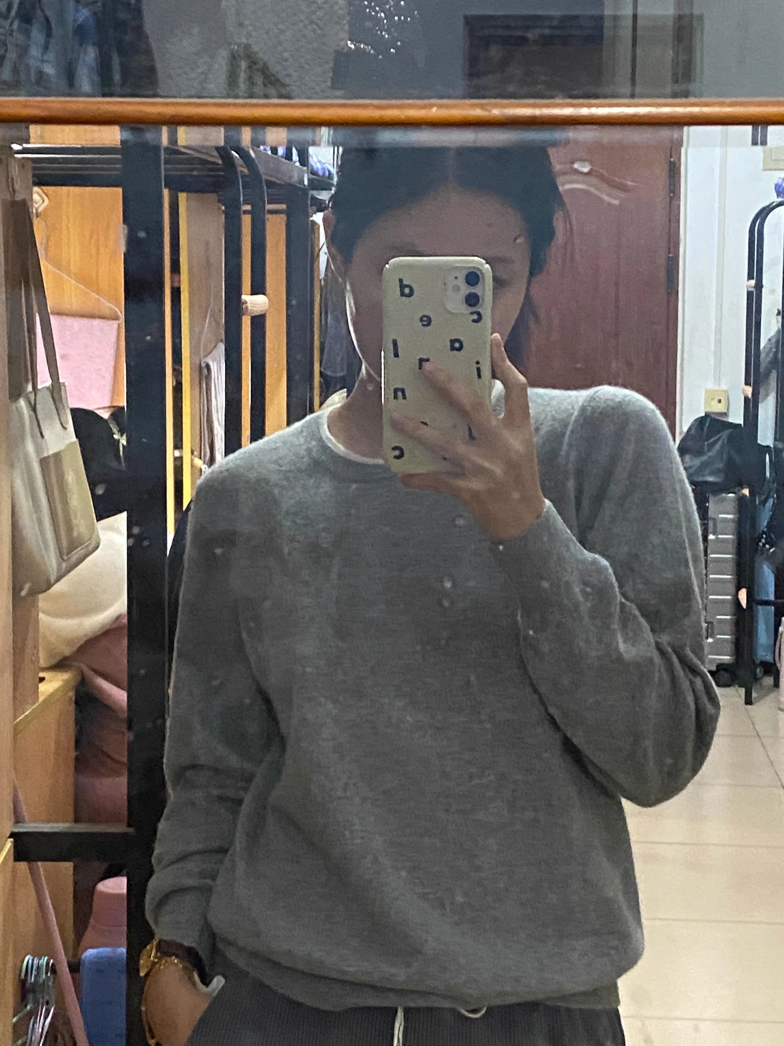 Korean Style Pure Cashmere Jumper - Women's Oversized Knit Sweater