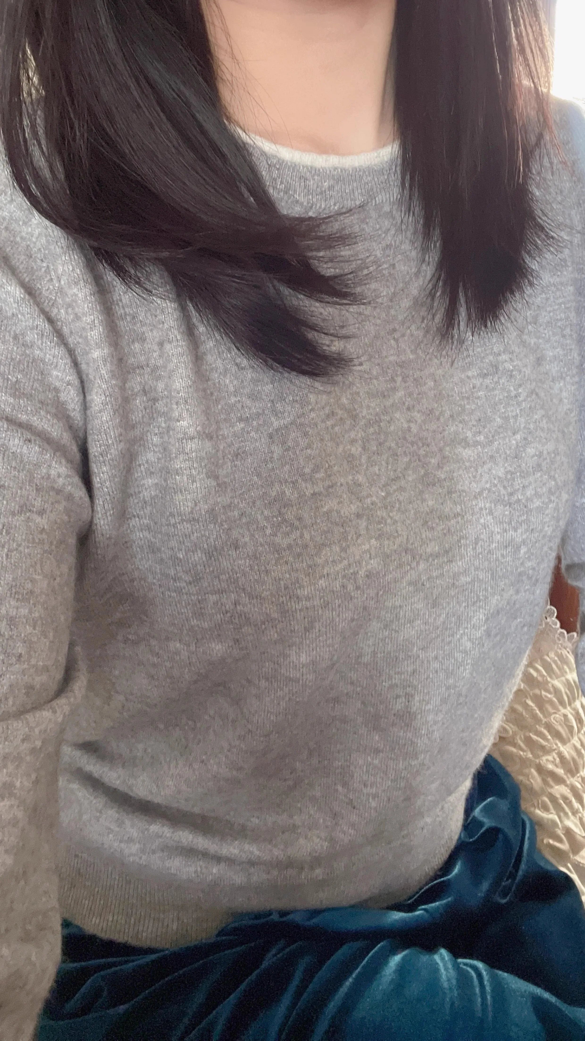 Korean Style Pure Cashmere Jumper - Women's Oversized Knit Sweater